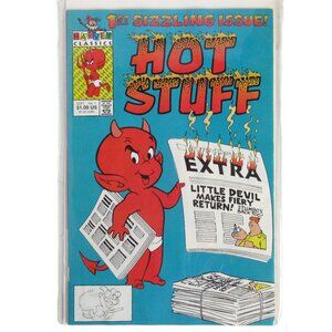 Hot Stuff comic book, the "1st Sizzling Issue!". Harvey Classics